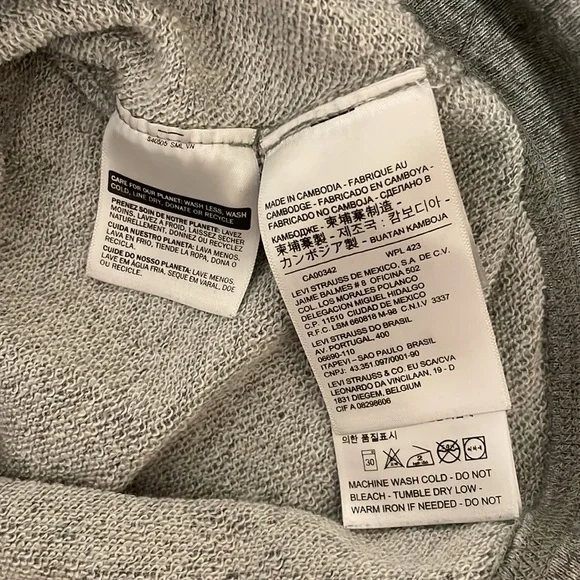 Levis sweater top - Picture 3 of 5